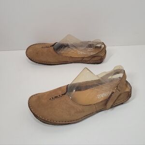 Clarks Originals Brown Leather Flats Women Size 9M